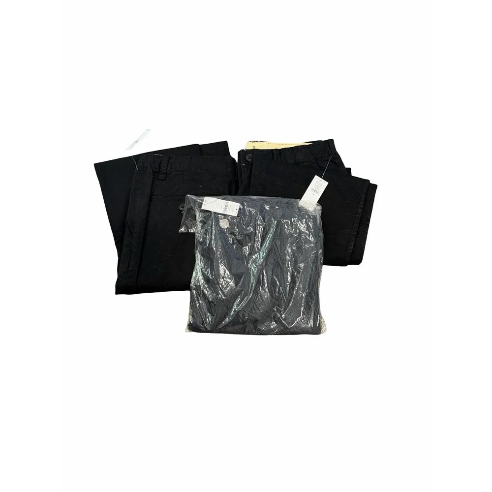 Gap Kids Boys 14 Stretch Chino Uniform Ponte Pants black NWT LOT BACK TO SCHOOL